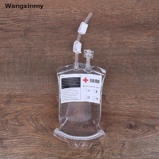 [wangxinmy] 400 ml transparente pvc reutilizable sangre energía bebida bolsa de halloween vampiro bolsa venta caliente