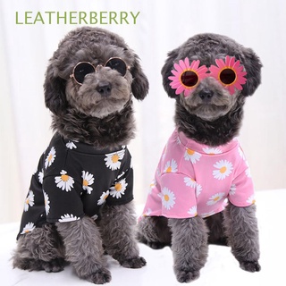 leatherberry lindo perro camisa suave disfraz ropa mascota ropa gato verano cachorro comfotable transpirable chaleco/multicolor