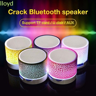 Lloyd A9 altavoz Bluetooth para PC teléfono móvil Subwoofer inalámbrico Crack portátil Mini música LED altavoz Crack altavoz columna de sonido altavoz/Multicolor