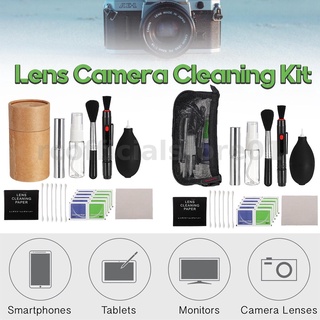 19 en 1 Kit De limpieza De Lentes DSLR cámara limpiador profesional Para Canon Nikon Sony Panasonic