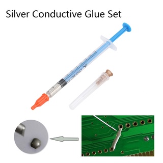 [machinetoolsif] alambre de pegamento de plata conductora eléctricamente pasta adhesiva pintura pcb reparación (1)