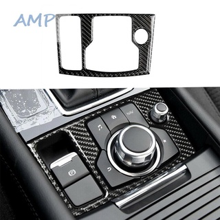 Accesorios de botón de fibra de carbono de coche decorativo para Mazda 3 Axela Trim durablenuevo ^BABYCITY^