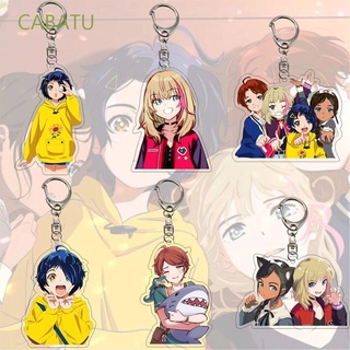 CABATU Accessories Anime Wonder Egg Priority Ohto Ai Cartoon Keychains Pendant Acrylic Keychains Gift Keyring Jewelry Pendant Bag Pendant Car Keyring Anime Characters Doubleside