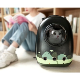 Cargador para gato tipo morral con capsula mascotas (1)