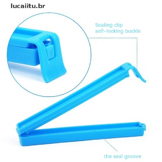 (tuhot) Nueva bolsa de sellado Clip sellador abrazadera de almacenamiento de cocina alimentos Snack sello herramienta de plástico [lucaiitu]