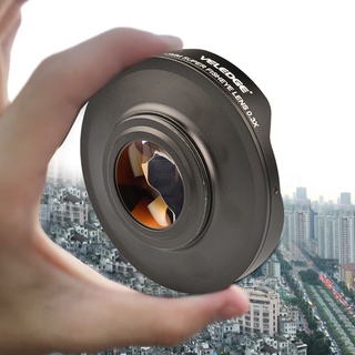 0.3x lente ultra ojo de pez con capucha bolsa de transporte para cámaras de vídeo videocámaras