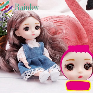 Muñeca Barbie de 17 cm Bjd muñeca (con ropa y zapatos vestir juguete Barbie encantadora muñeca princesa (7)