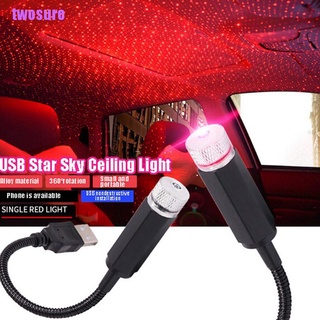 [twosure] lámpara de techo de cielo estrella USB para coche/lámpara de proyección romántica/luces nocturnas atmósfera