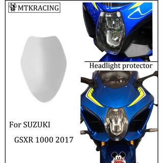 Mtkracing para SUZUKI GSXR1000 GSX R1000R GSXR 1000 protector de faros delanteros cubierta de la lente de pantalla 2017-2018