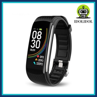 ready stockc6s smart watch 0.96 pulgadas frecuencia cardíaca presión arterial sueño mensaje recordar reloj