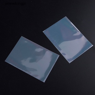 [unew] 100 fundas transparentes láser arcoíris transparentes para tarjetas fotográficas de corea idol.