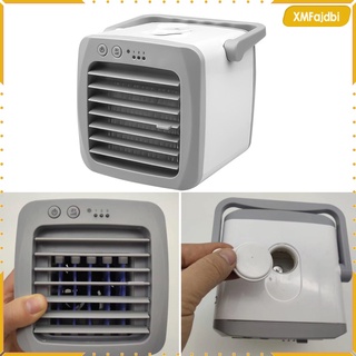 mini aire acondicionado enfriador de aire, humidificador, ventilador portátil 7 colores led