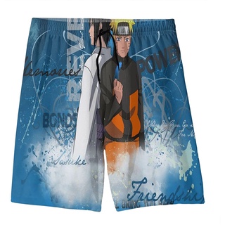 [Pantalones cortos antiarrugas] Sasuke Naruto Pantalones cortos casuales lavados suaves del forro completo Regalo de Halloween