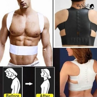my corrector de postura de imán ajustable para espalda y hombros/soporte para terapia con cinturón