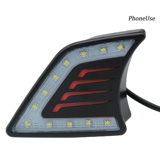 PU--Car Driving Light High Temperature Resistance Anti-deform Replacement Front Bumper LED DRL for Toyota Hilux 2012-2015 (9)