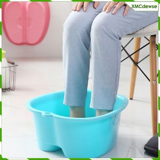 bañera de pies, lavabo de plástico resistente para pedicura y masaje perfecto para remojar los pies, uñas de los pies y tobillos (5)