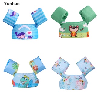 yunhun bebé flotador de dibujos animados brazo manga chaleco salvavidas traje de baño piscina flotador anillo de natación