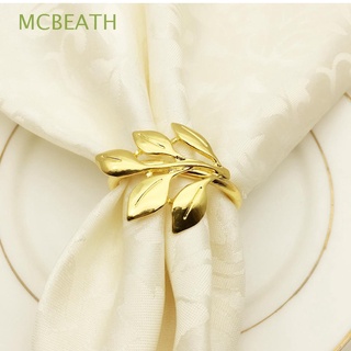 mcbeath oro servilleta hebillas plata serviette anillos servilleta anillos fiestas cumpleaños bautizo brazalete decoración de mesa hoja metal regalos boda servilleta titular/multicolor