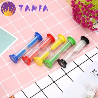 Tamia 6 unids/set creativo de plástico reloj de arena temporizador juguetes decoración del hogar (6)