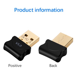 hotyin 5.0 Adaptador compatible Con Bluetooth Transmisor USB Para Pc Receptor De Ordenador Portátil Auriculares Impresora De Audio Dongle (4)