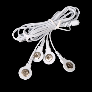 [Gooutdoorhg] 2/4 Botones Electroterapia Electrodo Plomo Para Masajeador Cable De Conexión Venta Caliente