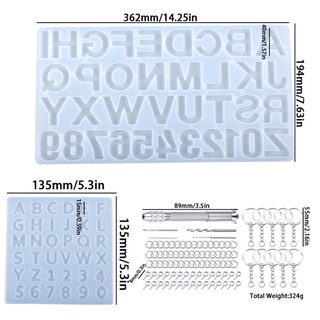 mign 1 juego de moldes de resina epoxi de cristal alfabeto letras números colgantes molde de silicona (2)