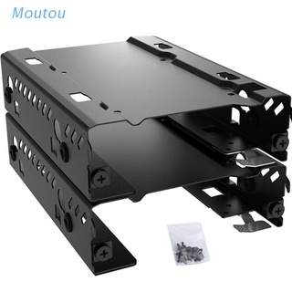 MOU 2.5" / 3.5" HDD/SSD Floppy Drive Bay Computer Mounting Bracket Internal Hard Disk Drive Bays Holder Adapter