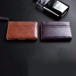 SPRENKEL Mini cartera de cuero pequeña bolsa de dinero titular de la tarjeta de crédito de la moda de la magia del banco de la tarjeta delgada de alta calidad bolso/Multicolor (9)