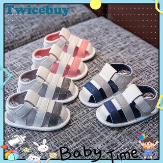 Twicebuy zapatos de niño transpirable antideslizante cuero sintético 0-1 año de edad sandalias de verano para bebé (1)