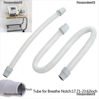 Finegoodwell3 tubo Flexible de manguera de 17,7" para máscara CPAP, Apnea del sueño, ronquido médico, muesca
