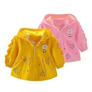 Abrigos de bebé niñas chaquetas ropa bebé flores abrigos con capucha