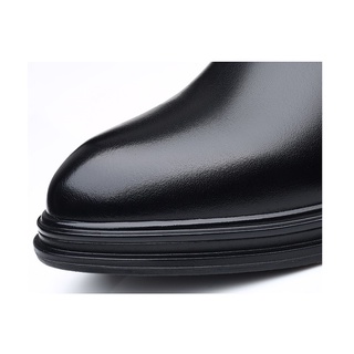 Moda buena cuero suave de los hombres Chelsea botas zapatos cómodo Steampunk de corte alto transpirable (3)