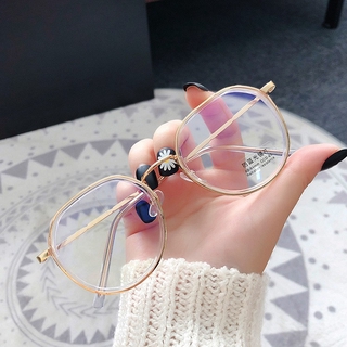 gafas poligonales de metal marco nueva versión coreana anti-azul gafas de luz marco estudiante espejo plano anti-azul anti-radiación gafas marco de metal mujeres gafas de moda (1)