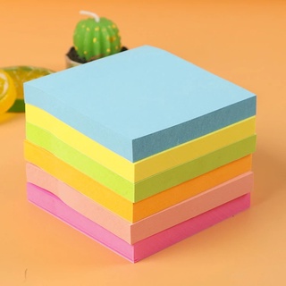 100 hojas De notas creativas color De Papel Sticky notas adhesivas Marcador papelería