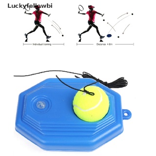 [luckyfellowbi] juego de herramientas de entrenamiento de tenis individual auto-estudio rebote bola de tenis entrenador máquina [caliente]