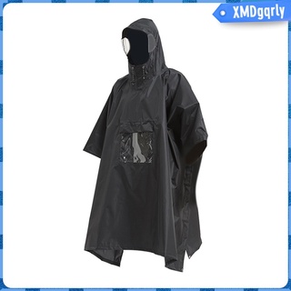 impermeable poncho - capa de lluvia con capucha poncho packable impermeable ciclismo