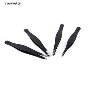roswetty pinzas de acero inoxidable antiestáticos pinzas de precisión pinzas de cejas herramientas de recorte co
