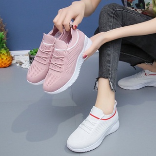 [spot]verano/zapatos Para correr casuales/zapatos deportivos 2021 de malla transpirable/zapatos individuales para mujer