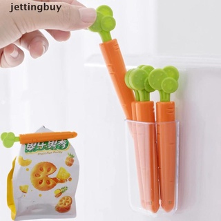 [Jettingbuy] 5 piezas de Clip de sellado de alimentos con caja imán para nevera, almacenamiento de cocina, Snack, bolsa caliente