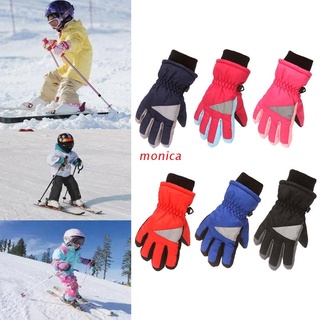 mon guantes de ciclismo para esquí/guantes gruesos cálidos impermeables a prueba de viento