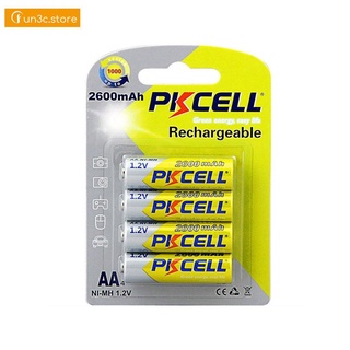 -4 baterías PKCELL AA NI-MH 2600mAh 1.2V batería recargable con caja (1)