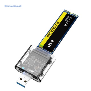 Electronicmall01 M2 SSD caso SATA chasis de alta velocidad USB3.0 adaptador 5Gbps Gen 1 SSD caja de disco