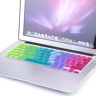 {FCC} Funda de silicona para teclado arcoíris, Protector de piel para iMac Macbook Pro de 13" 15" (2)