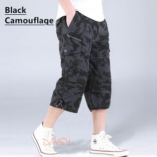 [7 Colores!M-5xl] pantalones cortos de algodón para hombre, talla grande, pantalones cortos