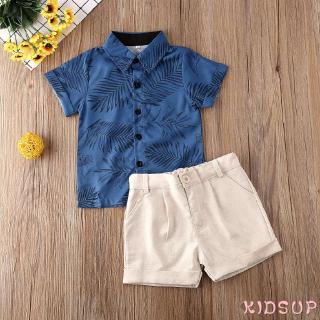 Kidsup niño niño bebé niño ropa camiseta Tops+pantalones cortos verano traje conjunto