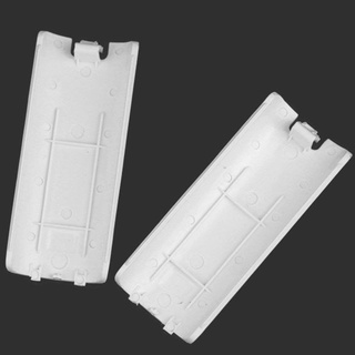 paquete de 10 fundas de batería de repuesto blanco para nintendo wii control remoto (4)