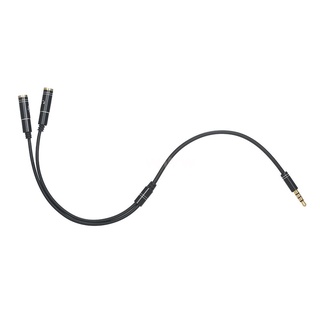 divisor cable de audio para audífonos 3.5mm macho a 2 hembra jack 3.5mm divisor adaptador aux cable para teléfono inteligente reproductor mp3