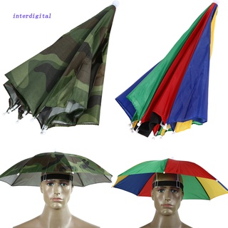 Sombrero plegable de 55cm Tipo sombrilla Para senderismo/Pesca/campamento