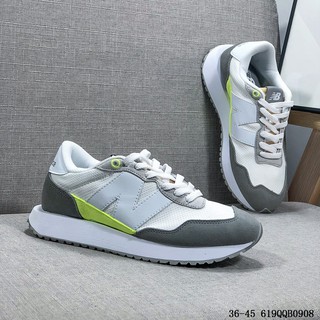gris new balance ms237 series retro casual deportes jogging zapatos