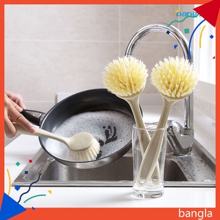 bangla mango largo olla platos cepillo de lavado fregadero cocina encimera herramienta de limpieza